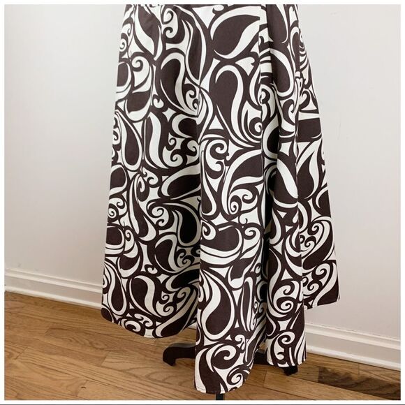 Anthropologie Tabitha Paisley Strapless Dress 10 - Picture 5 of 13